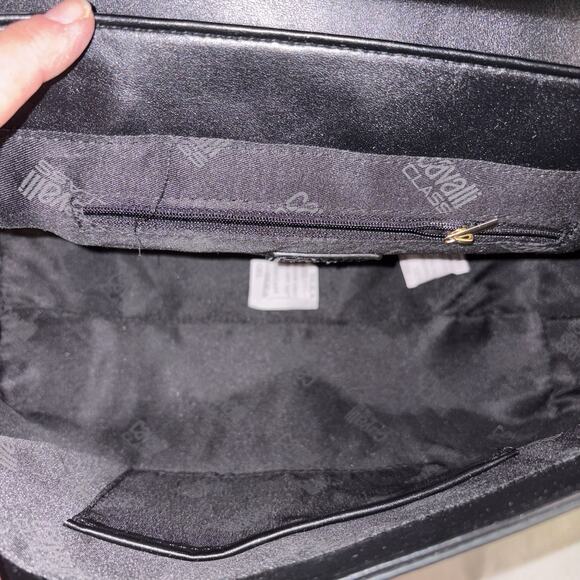 Cavalli Tatiana Large Top Handle TOTE Black Crossbody Strap MSRP $118 NWT - Picture 6 of 12